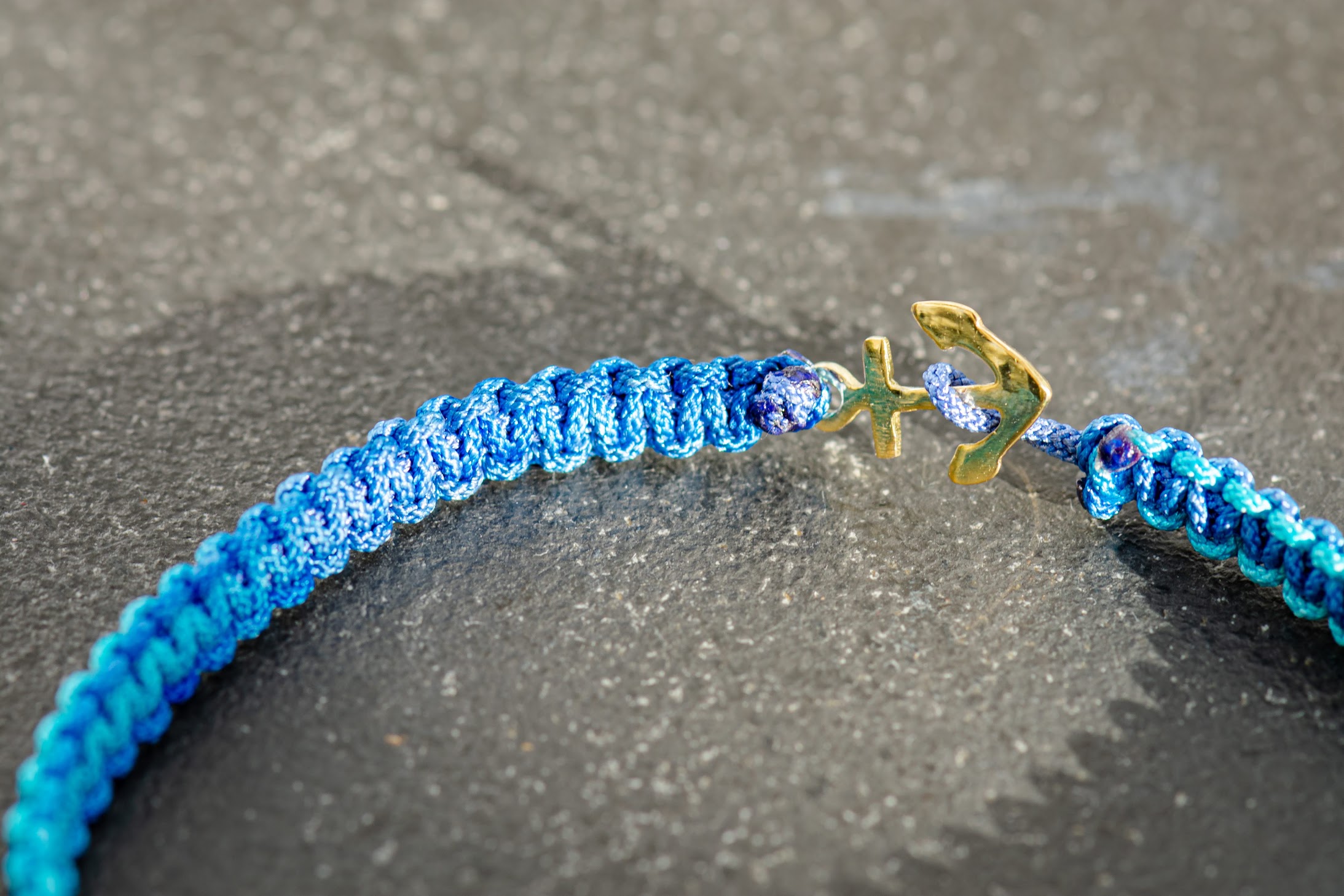 K18 Gold Anchor Bracelet