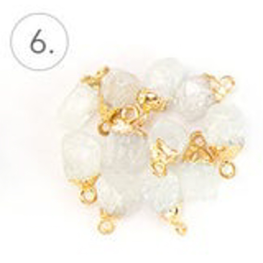 誕生石Y字ネックレス