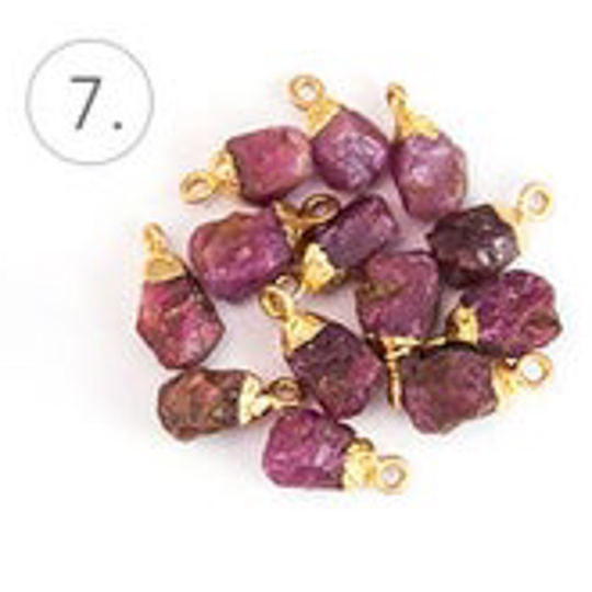 誕生石Y字ネックレス