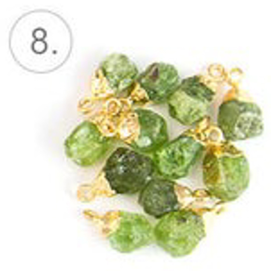 誕生石Y字ネックレス