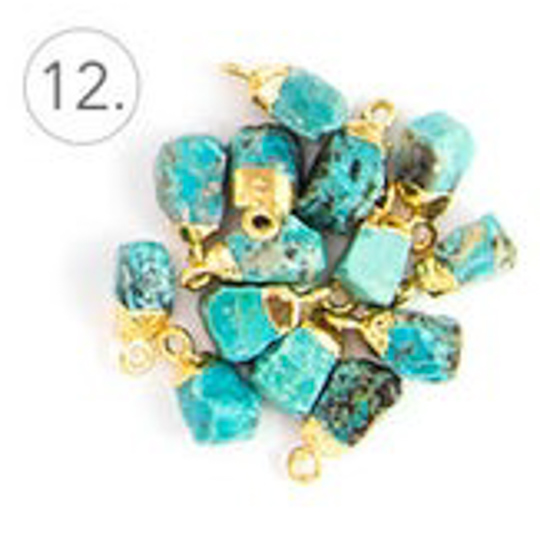 誕生石チェーンピアス