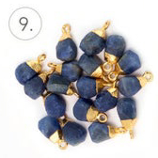 誕生石チェーンピアス