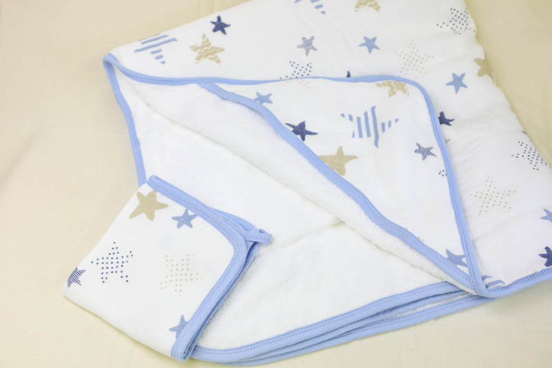 フード付きタオル&ウォッシュクロスセット