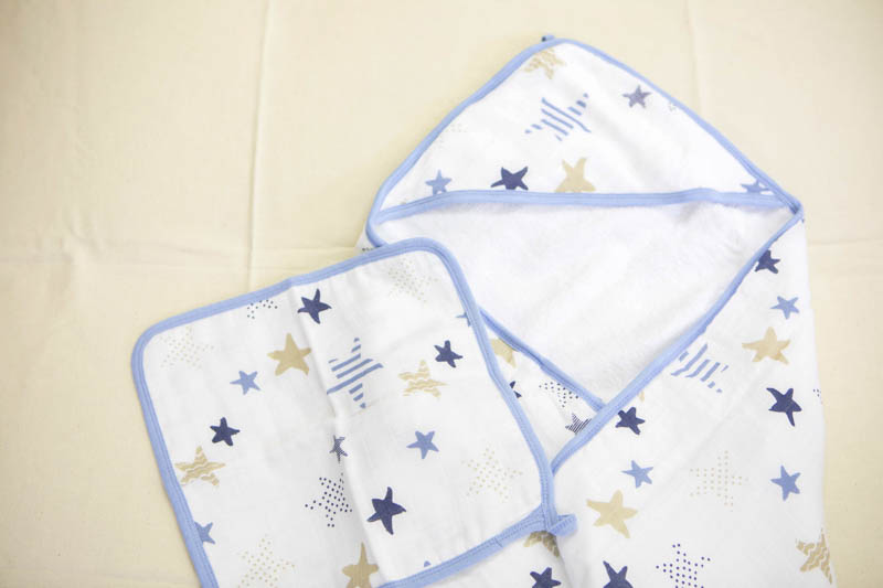 フード付きタオル&ウォッシュクロスセット