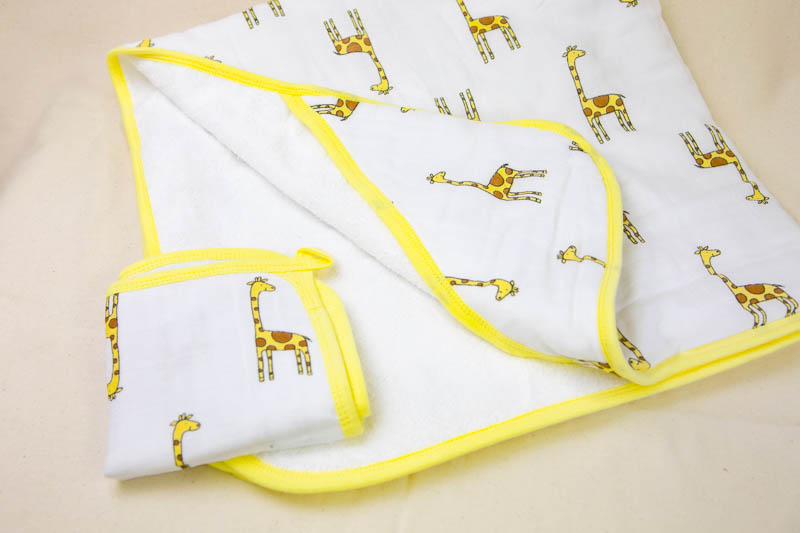 フード付きタオル&ウォッシュクロスセット