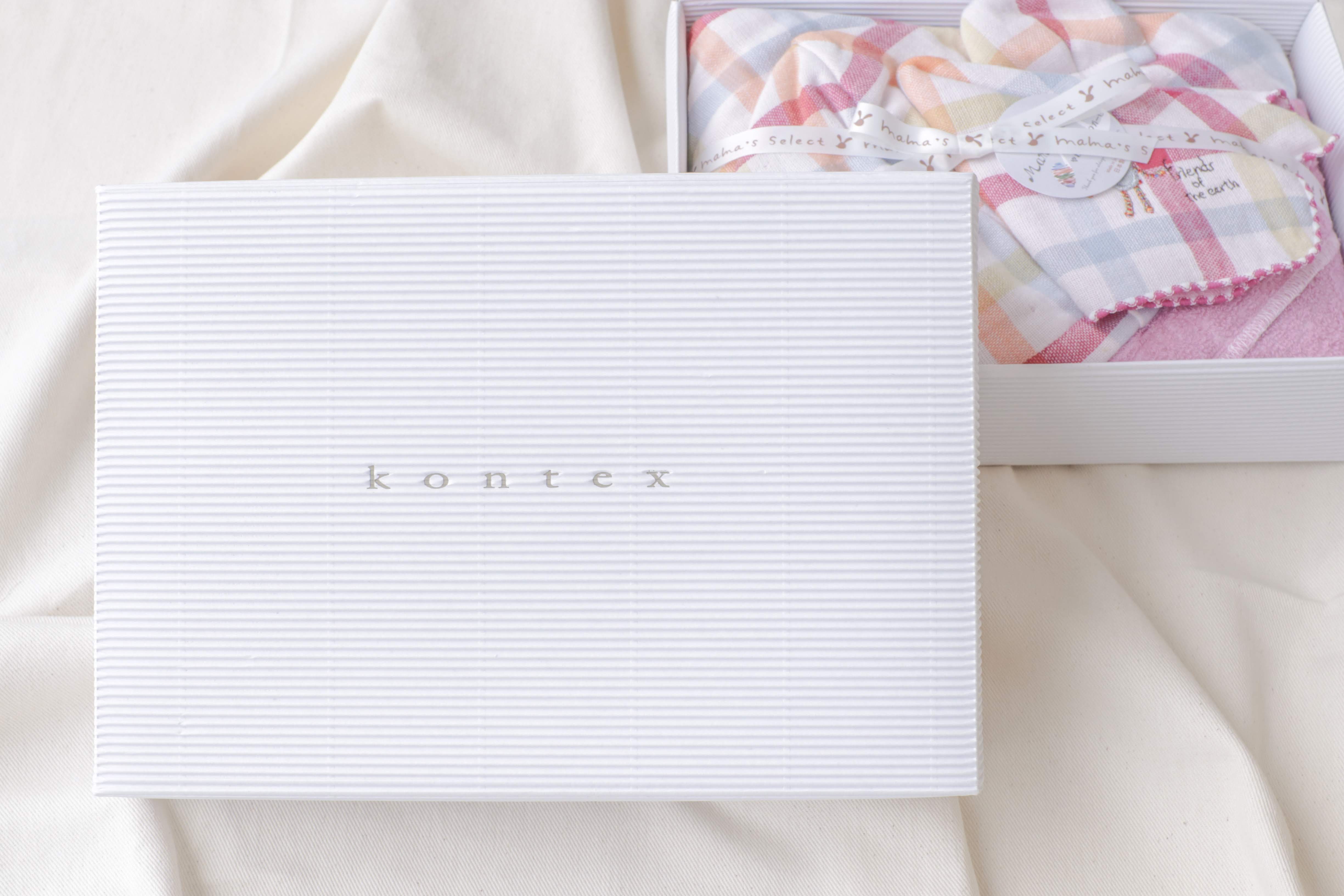 Duo フード付きバスタオル&ハンカチセット