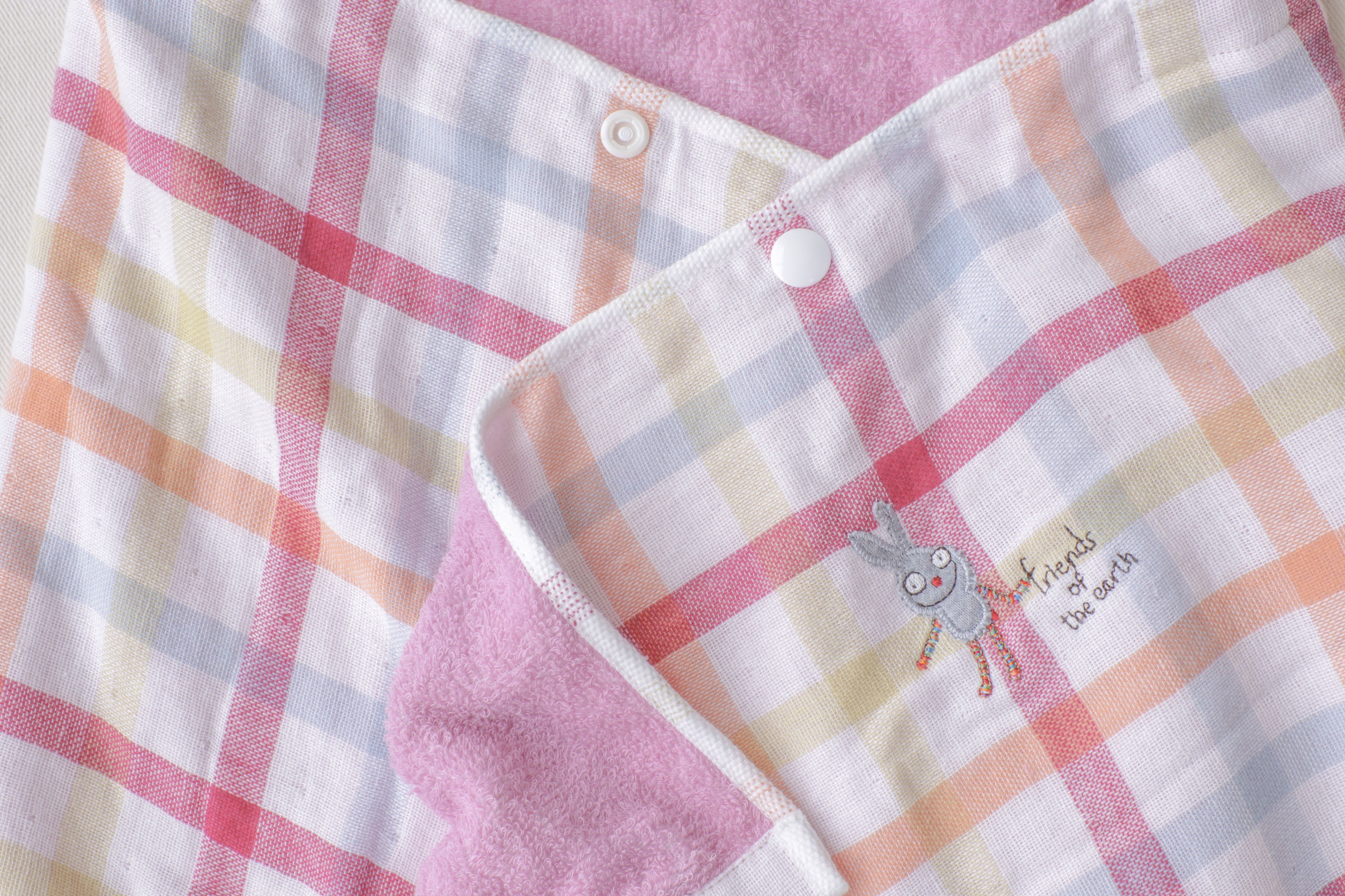 Duo フード付きバスタオル&ハンカチセット