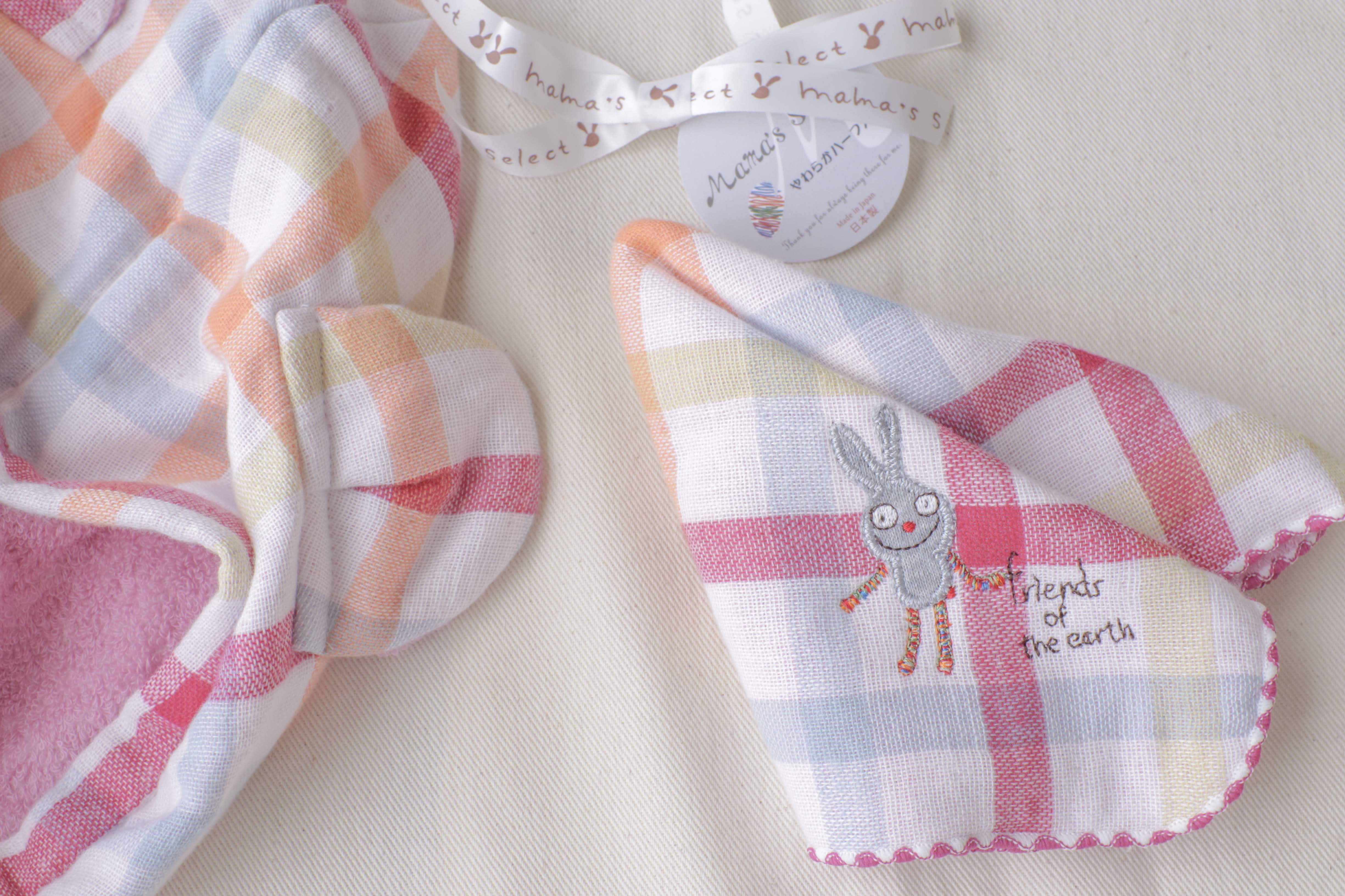 Duo フード付きバスタオル&ハンカチセット