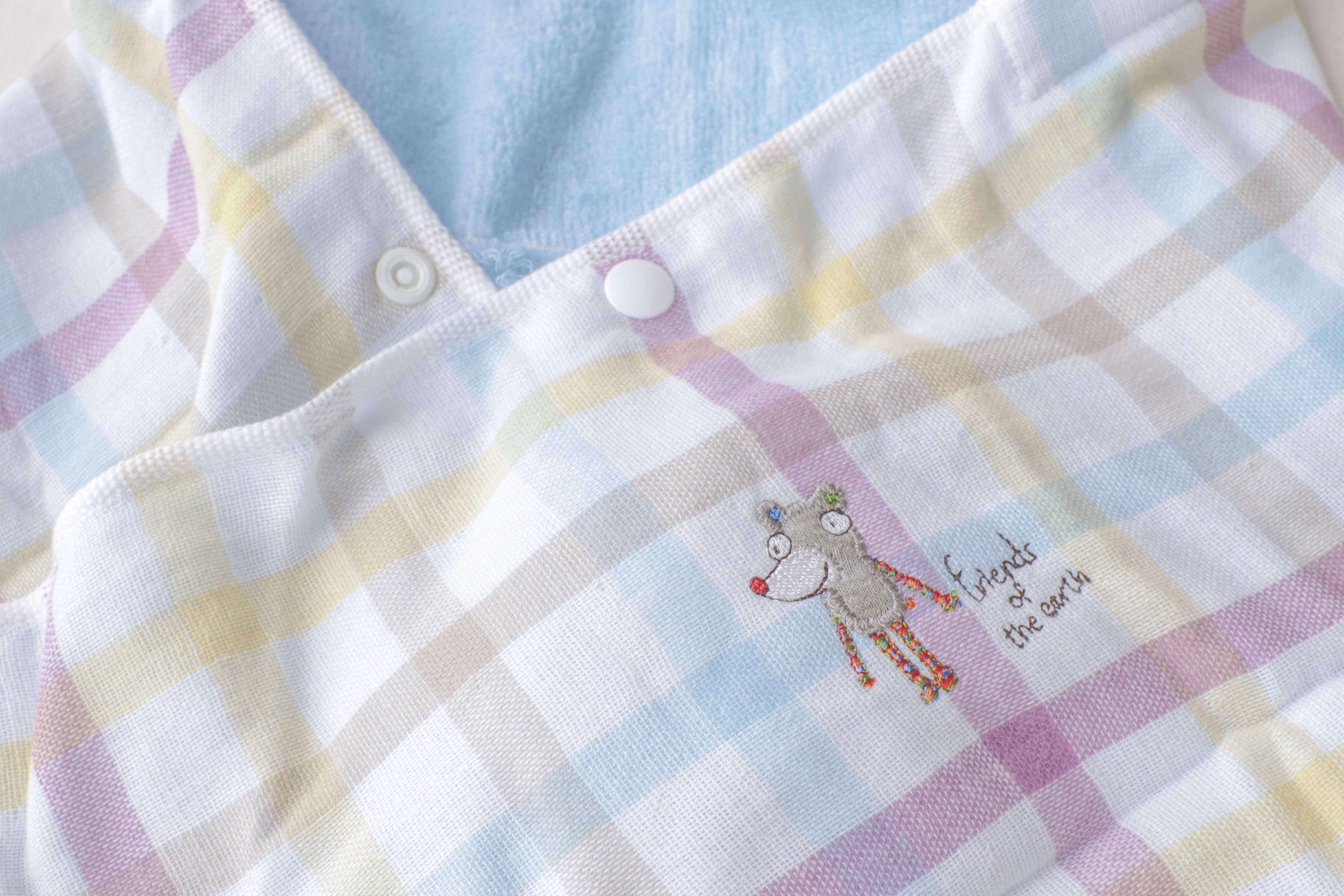 Duo フード付きバスタオル&ハンカチセット