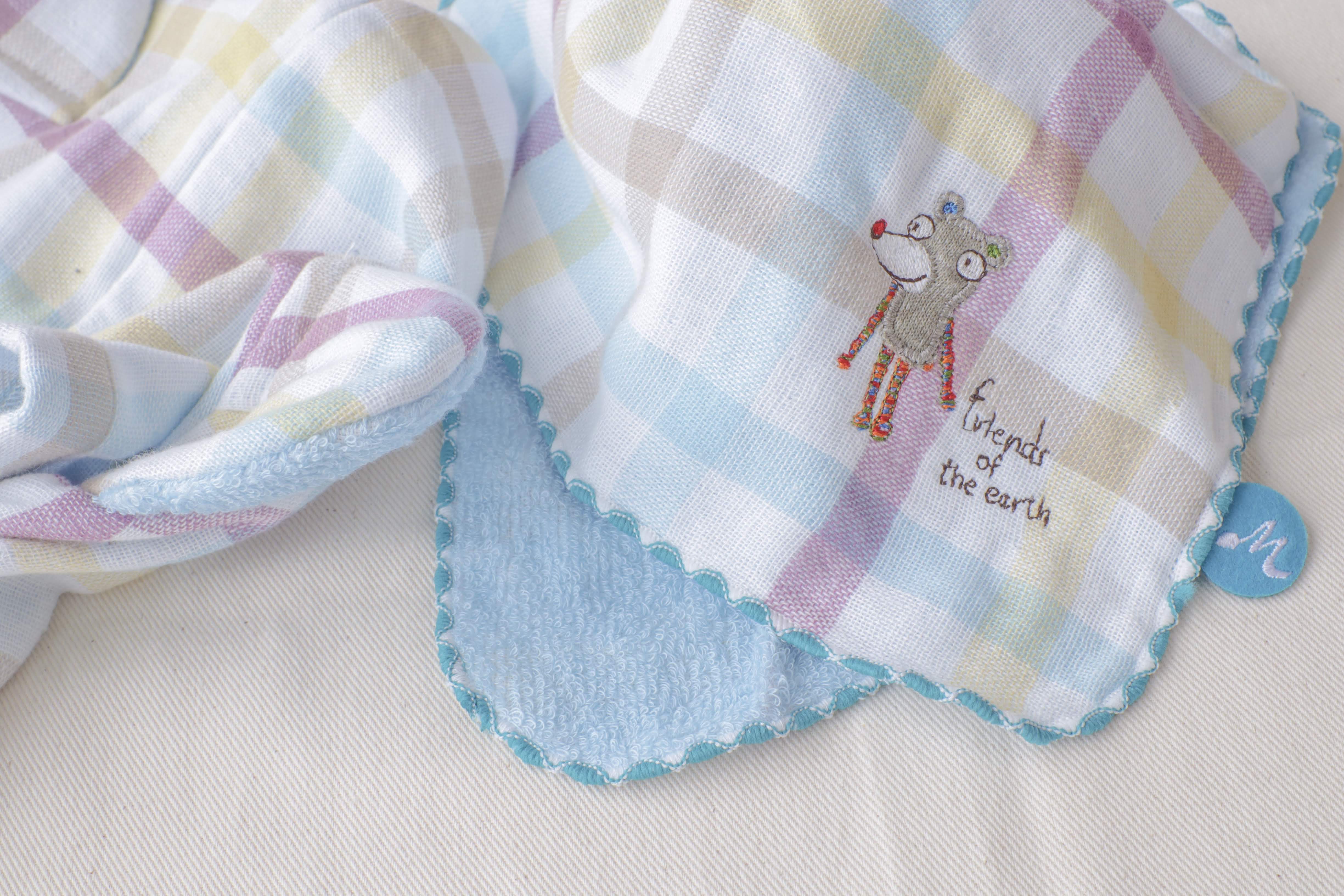 Duo フード付きバスタオル&ハンカチセット