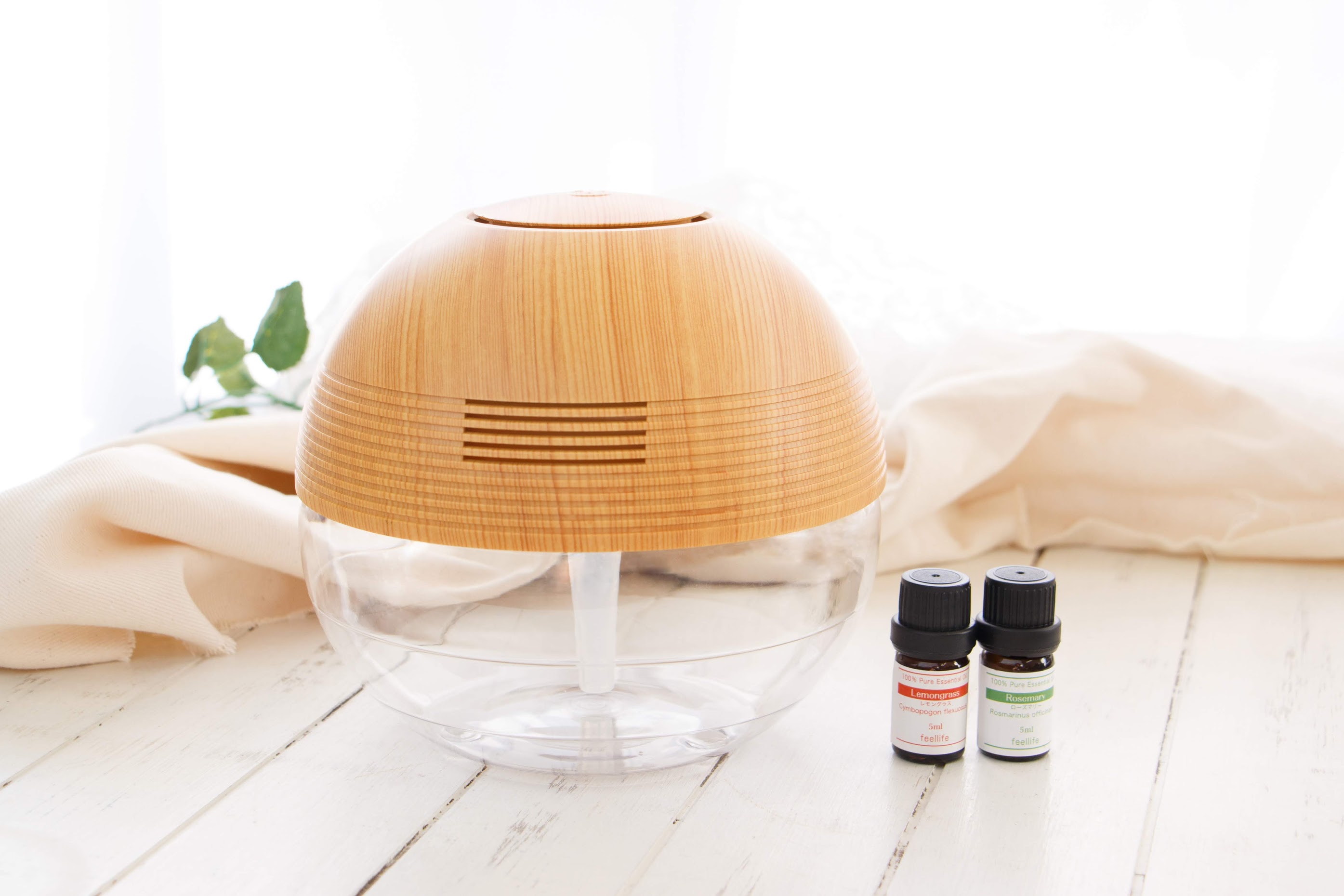 【Reevo】アロマ空気清浄機＆アロマオイルセット