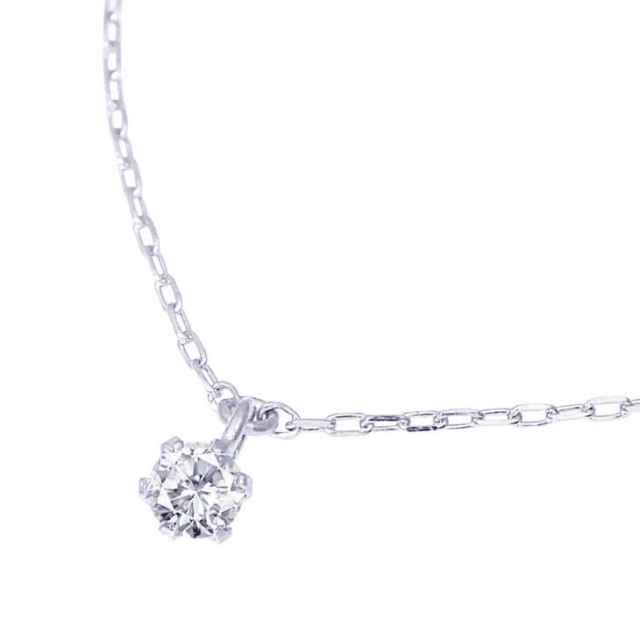 ダイヤモンドブレスレット ベイビーズ ブレス 0.15ct プラチナ Pt900 ララクリスティー