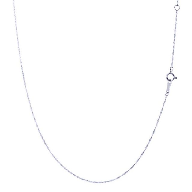 スクリューチェーン ネックレス プラチナ