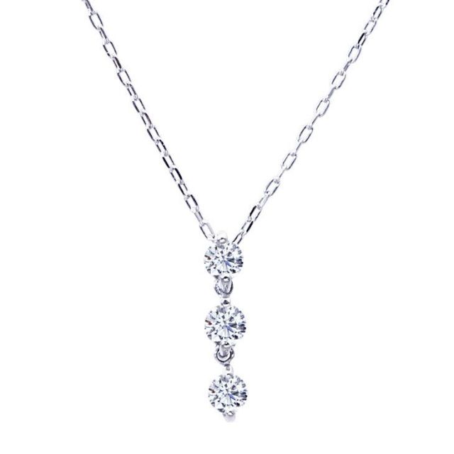 ダイヤモンド 0.1ct トリロジー ネックレス プラチナ Pt900 ララクリスティー LARA Christie（ララクリスティー）のプレゼント・ギフト通販  TANP（タンプ）