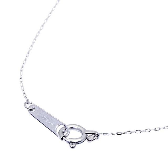 1粒 ダイヤモンド 0.1ct フクリン サニー ネックレス プラチナ Pt900 ララクリスティー