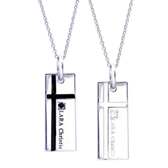 ペアネックレス ノーブル クロス ララクリスティー