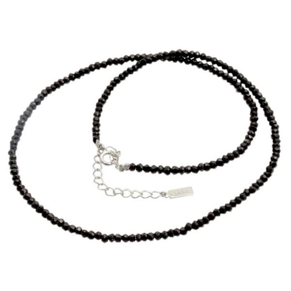 ブラック スピネル ネックレス ララクリスティー