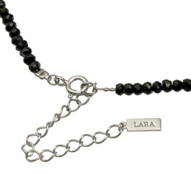ブラック スピネル ネックレス ララクリスティー