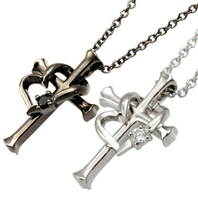 ペアネックレス ラヴァーズ クロス ララクリスティー