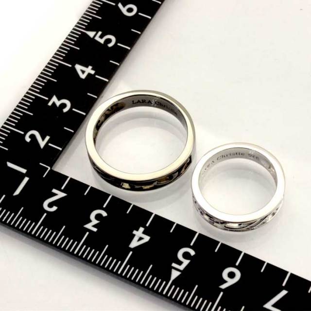 ペアリング ランソー 指輪 ララクリスティー