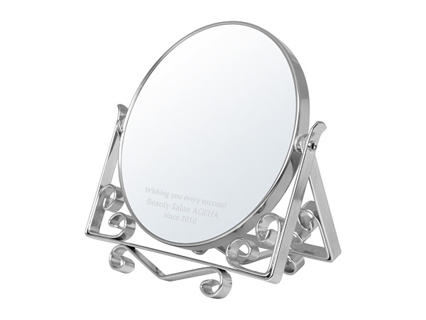 【名前やメッセージが入る！】クロッサス アイアンミラー S