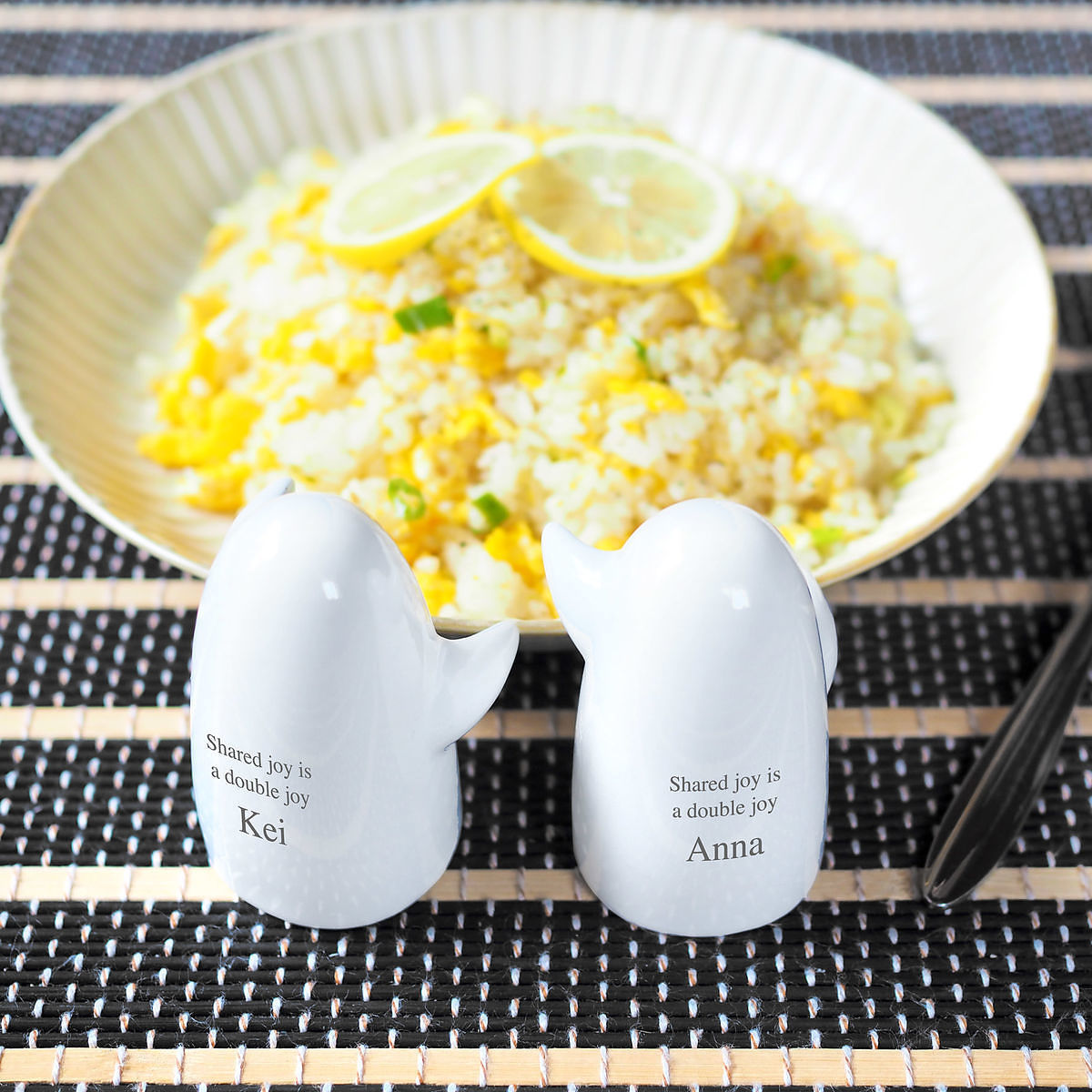 【名前やメッセージが入る！】ハグ ソルト＆ペッパー