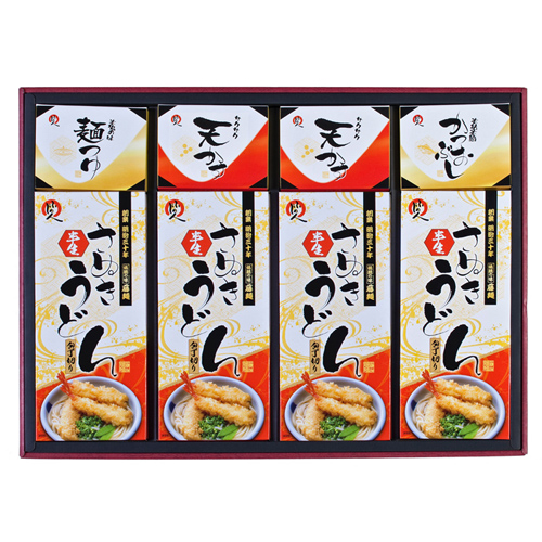 包丁切りさぬき半生うどん「国産小麦」天かす付き  A