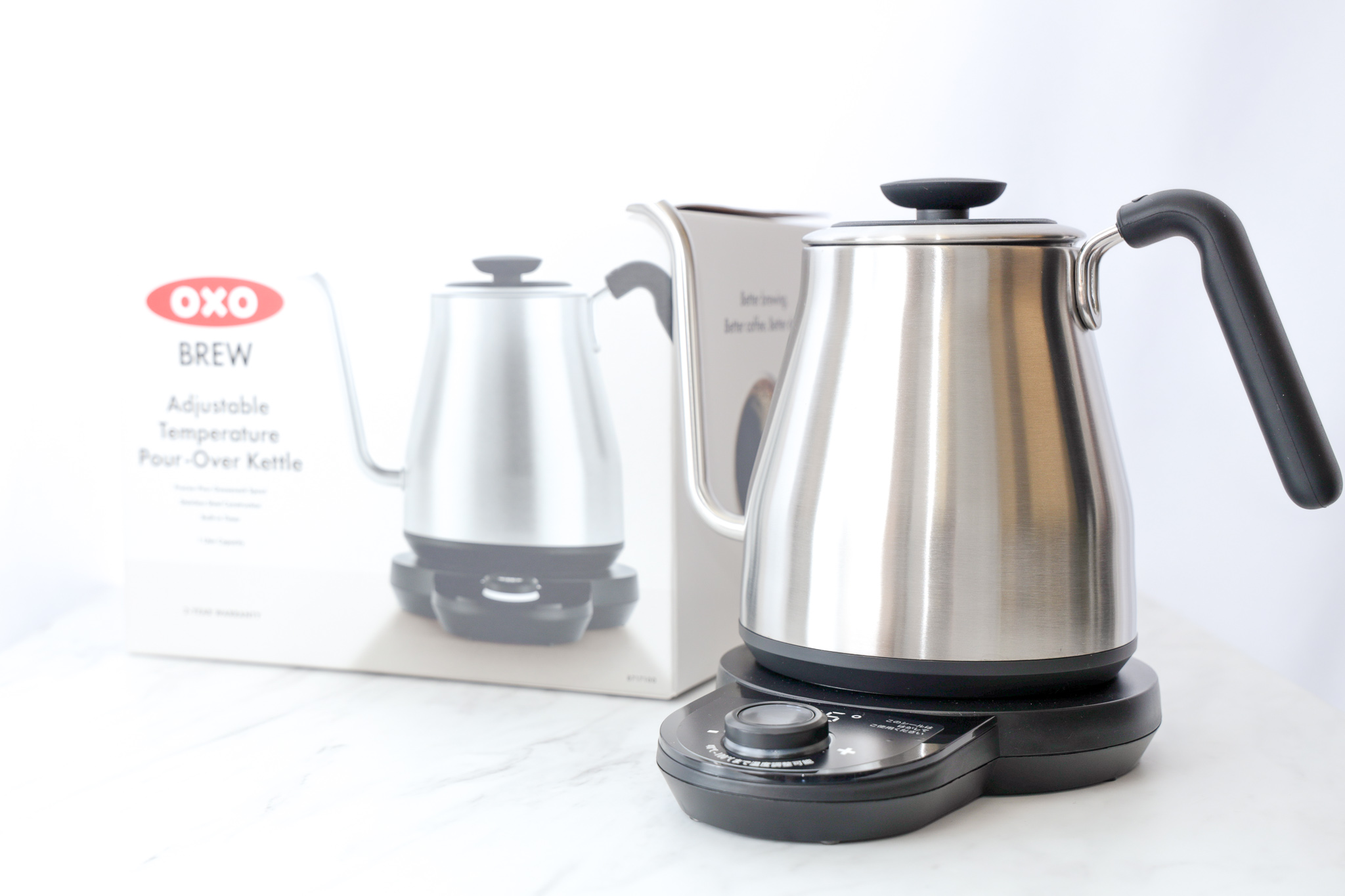 オクソー ドリップケトル 温度調整&タイマー機能付