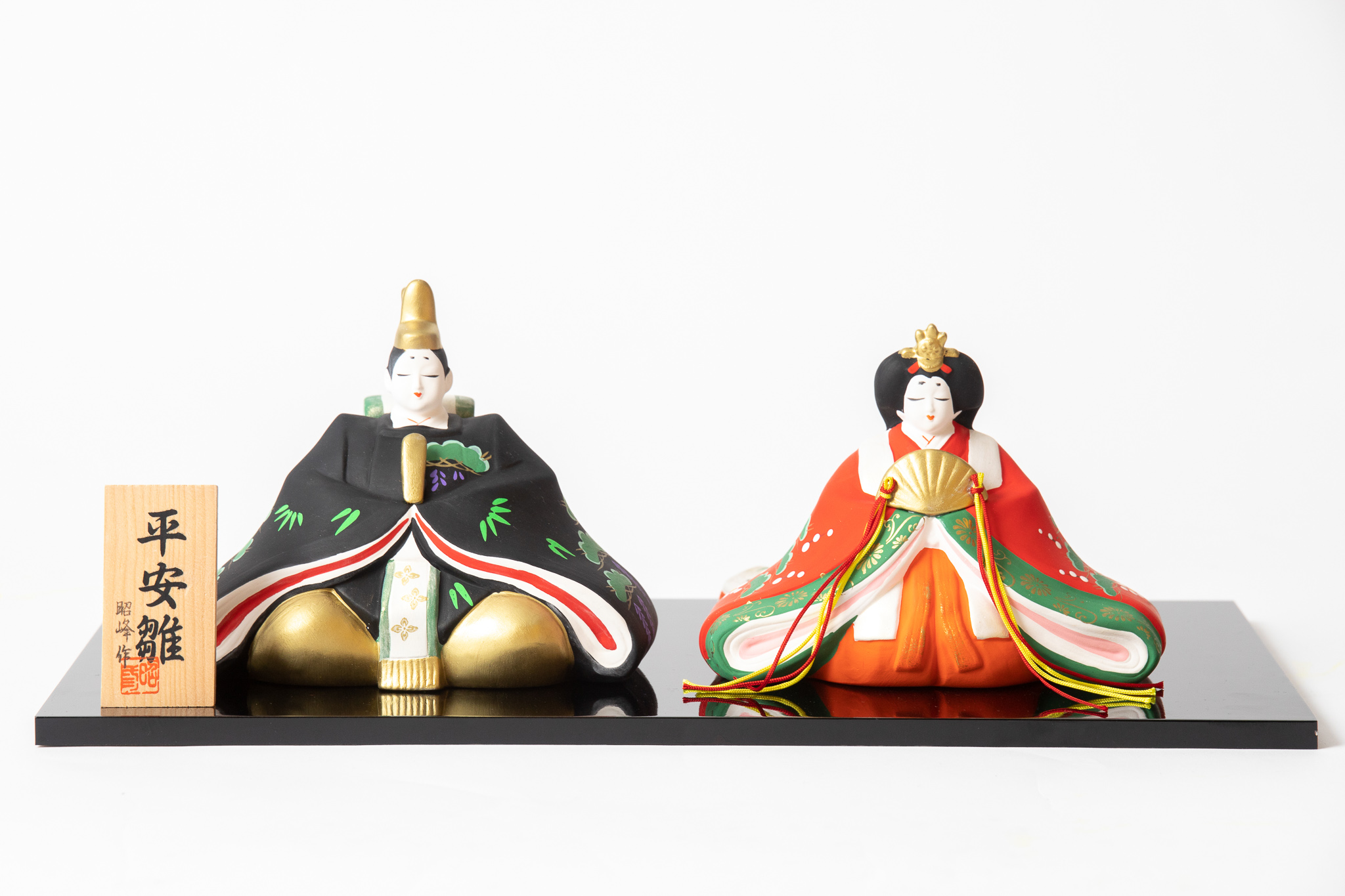 陶製の雛人形 【平安 内裏雛（特大）】 | 舞陶館 のプレゼント・ギフト