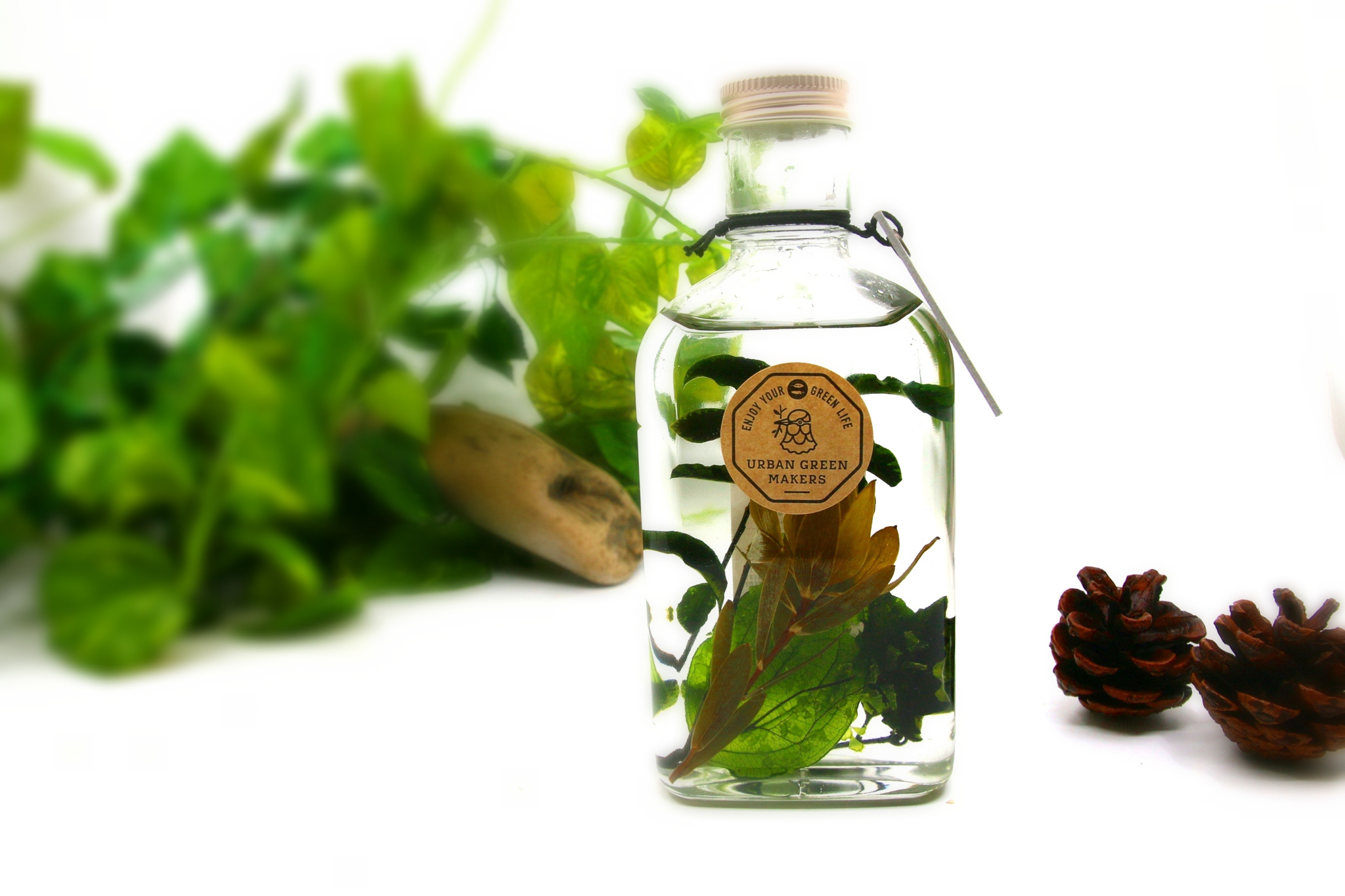 MAKERS HERBARIUM / GLASS BOTTLE BOTANICAL