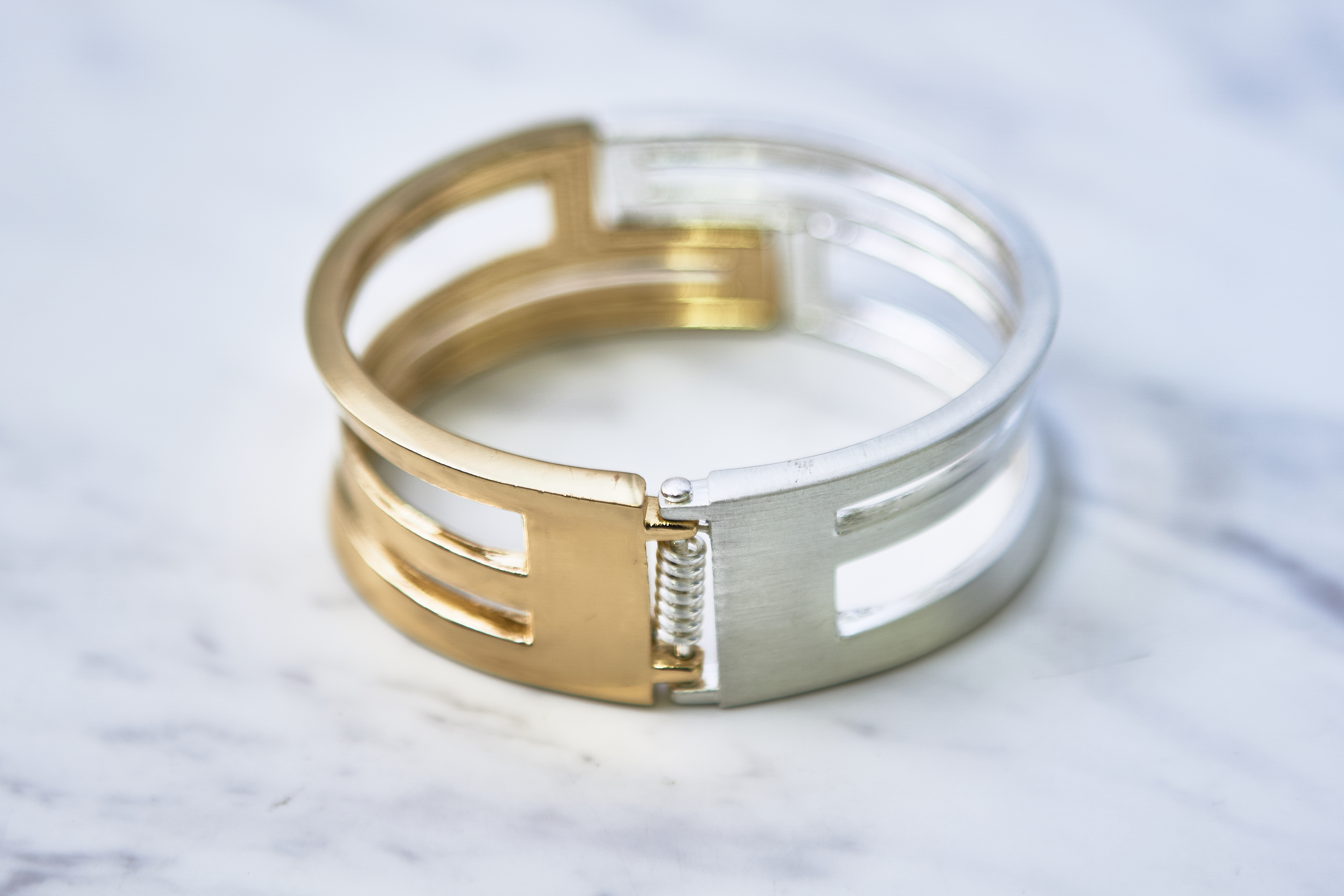 ゴールド×シルバー バングル DB1515B