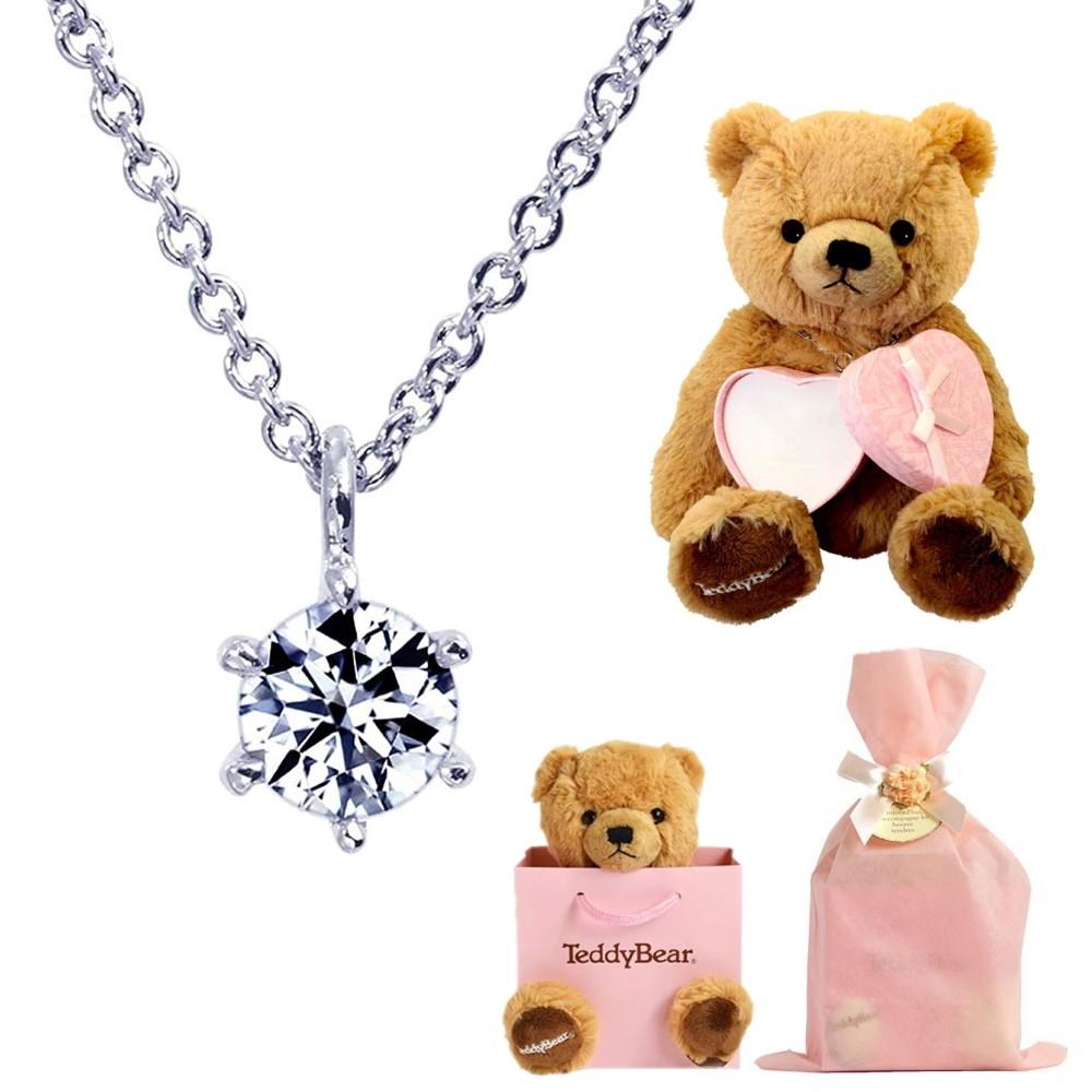 CZネックレス&テディベア