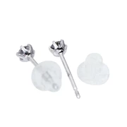 ダイヤモンドピアス & テディベア