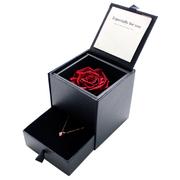 ダイヤネックレス プリザーブドフラワー ギフトセット