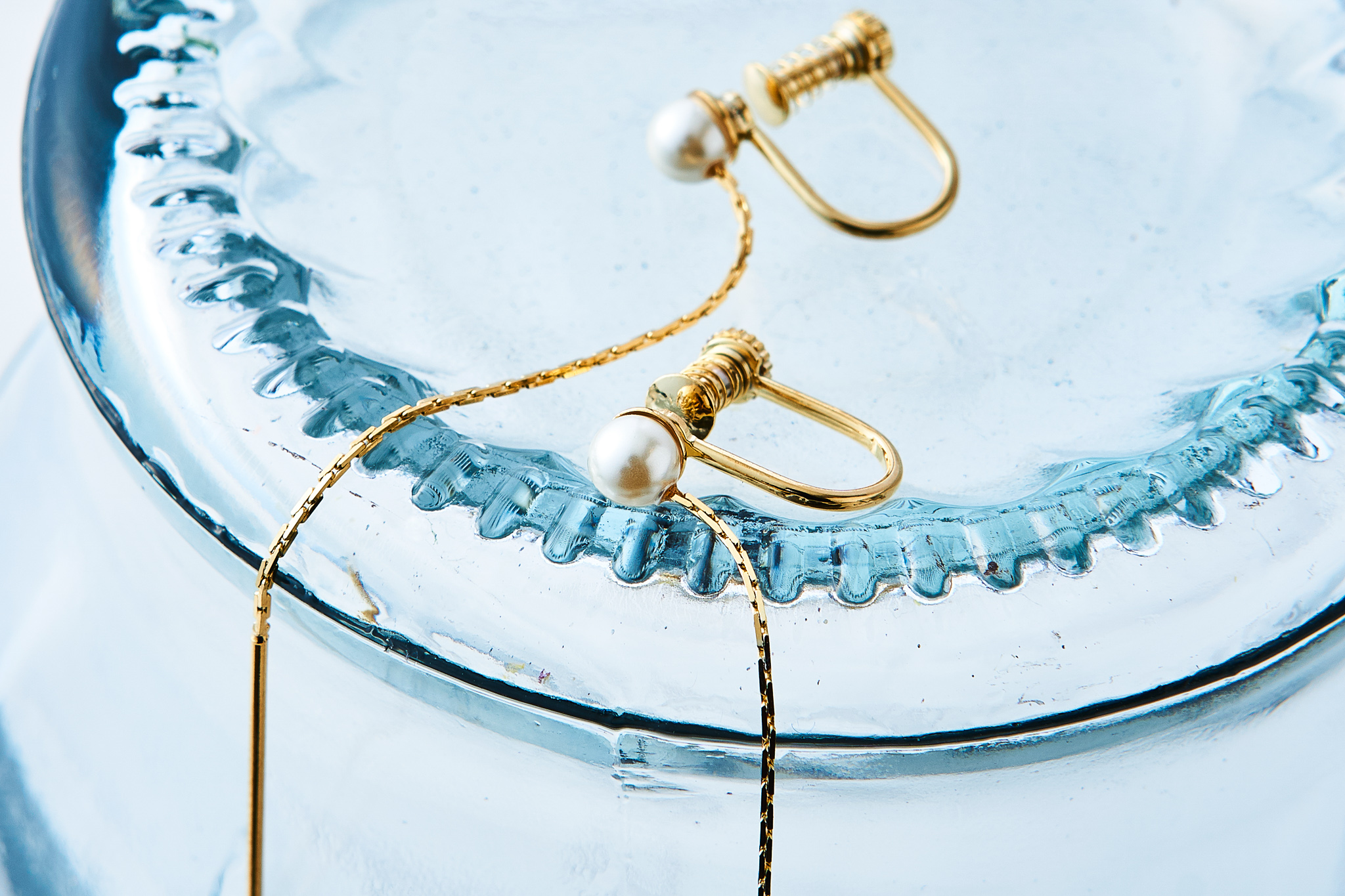 Single Pearl Earrings