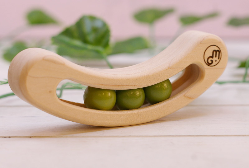 木のおもちゃ ラトル FAVA