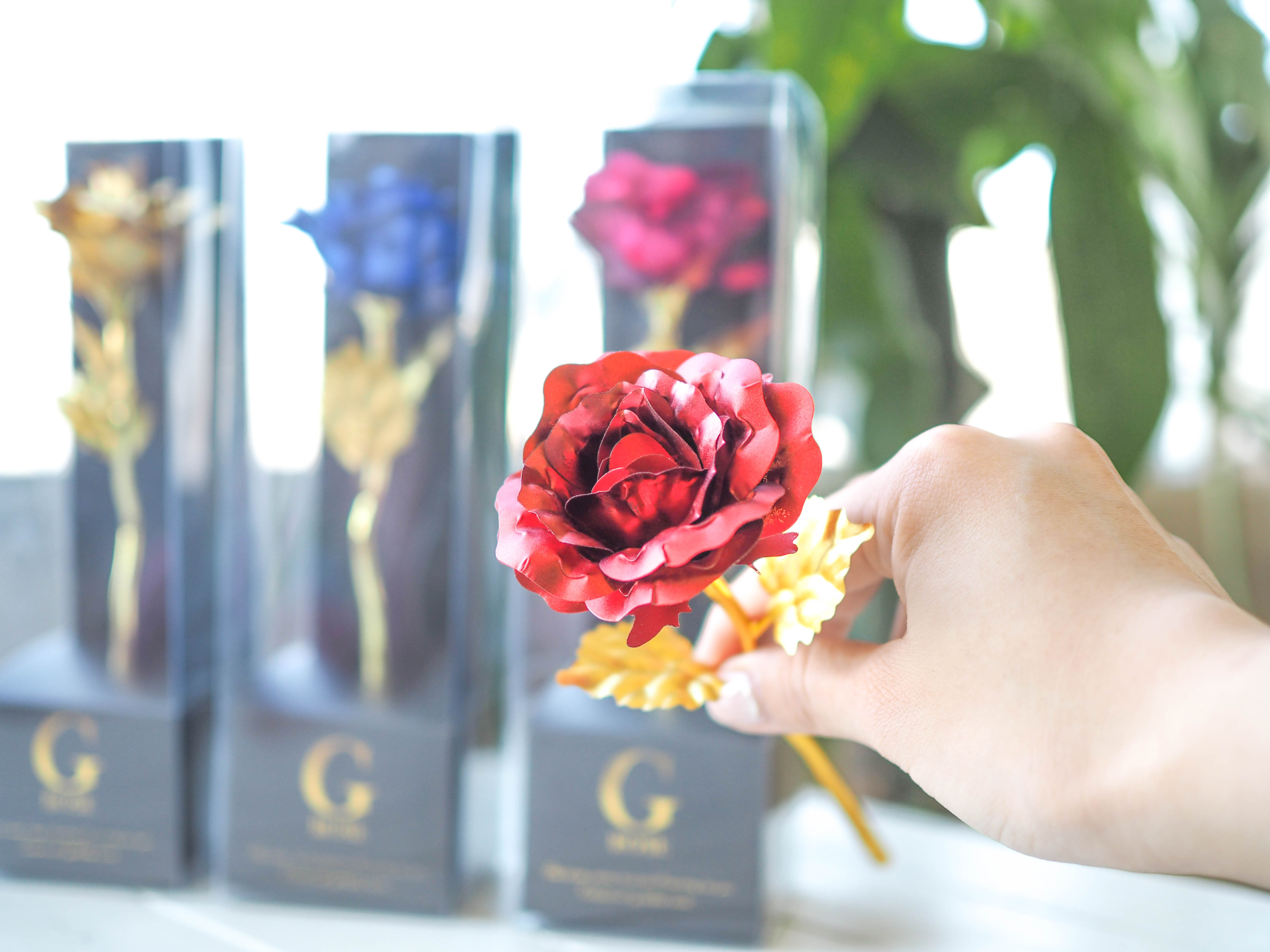 【タンプ限定】ギフトセット〝リップ＆フラワリウム＆ゴールデンローズ＆入浴剤〟