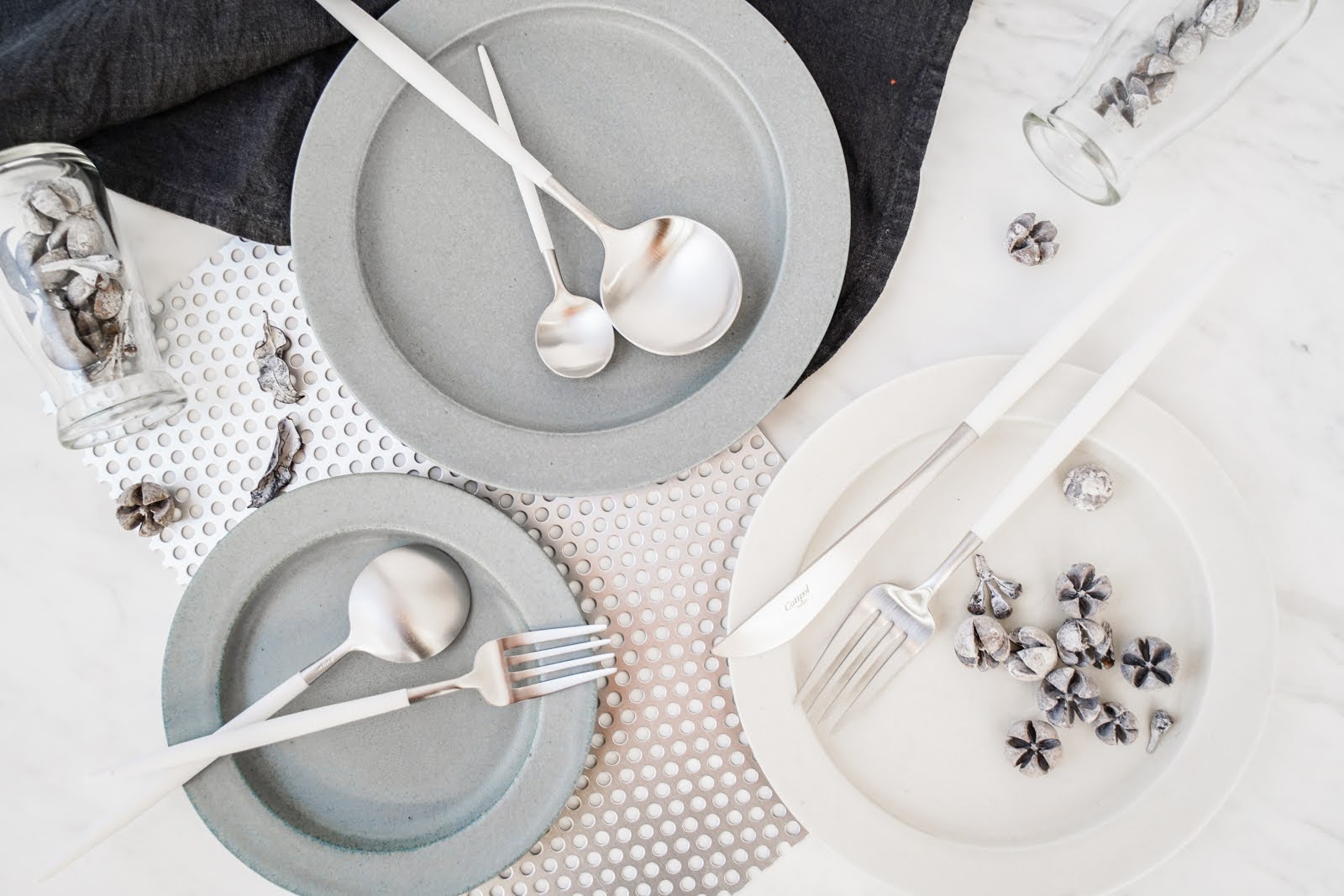 【クチポール】ゴアホワイト×シルバー 6本セット