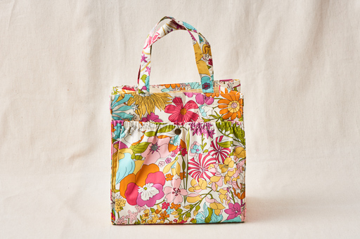 ハンカチ・ポーチ・ランチトート（オレンジ）