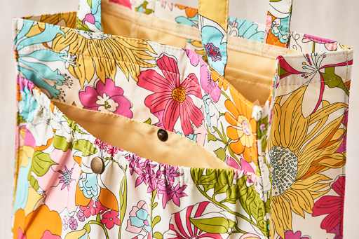 ハンカチ・ポーチ・ランチトート（オレンジ）