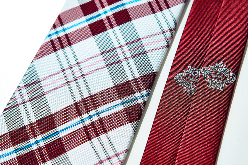 マドラスチェック ネクタイ