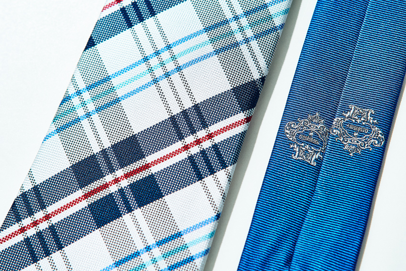 マドラスチェック ネクタイ