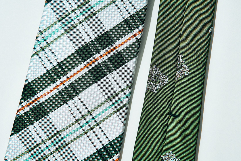 マドラスチェック ネクタイ