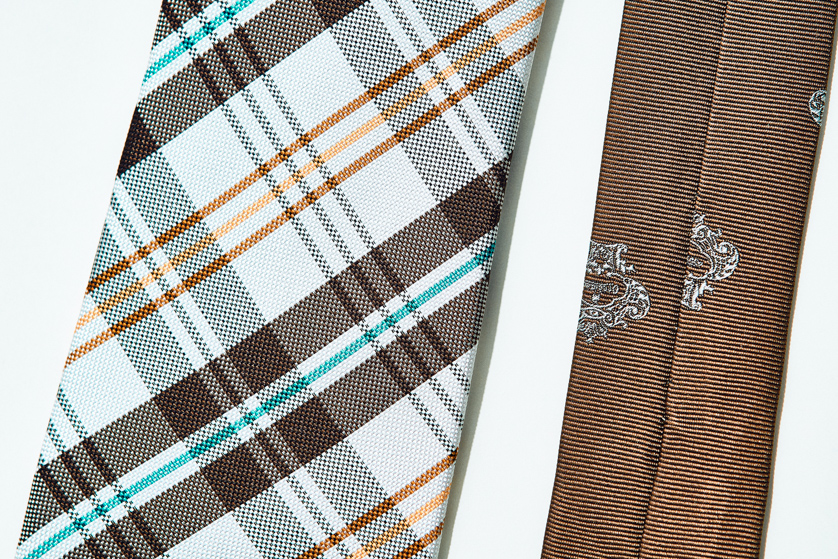 マドラスチェック ネクタイ