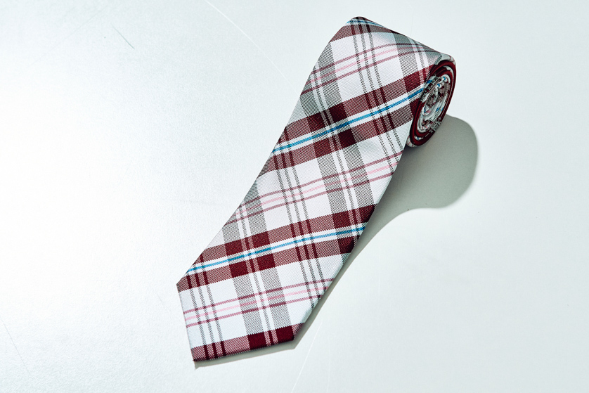 マドラスチェック ネクタイ
