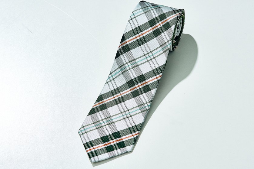 マドラスチェック ネクタイ