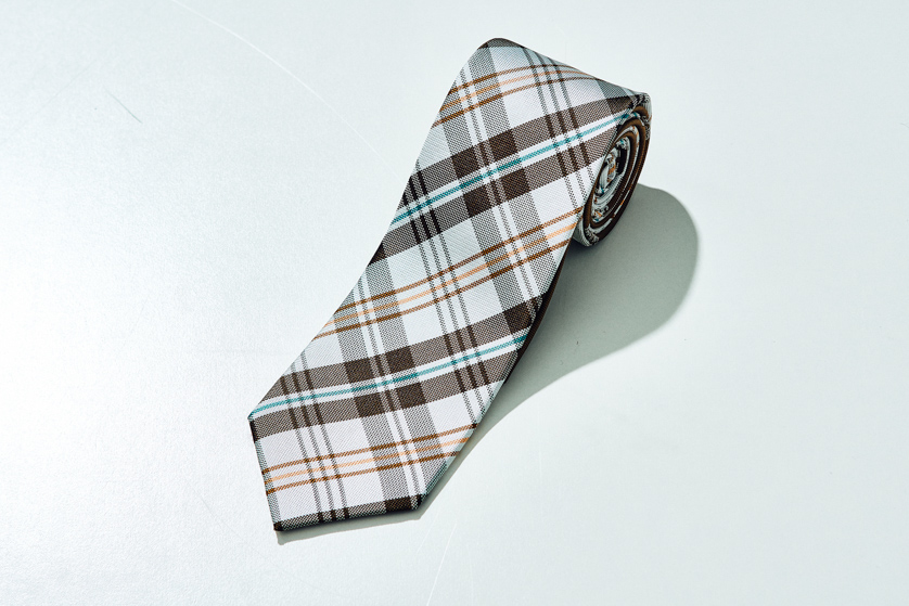 マドラスチェック ネクタイ