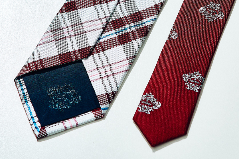 マドラスチェック ネクタイ