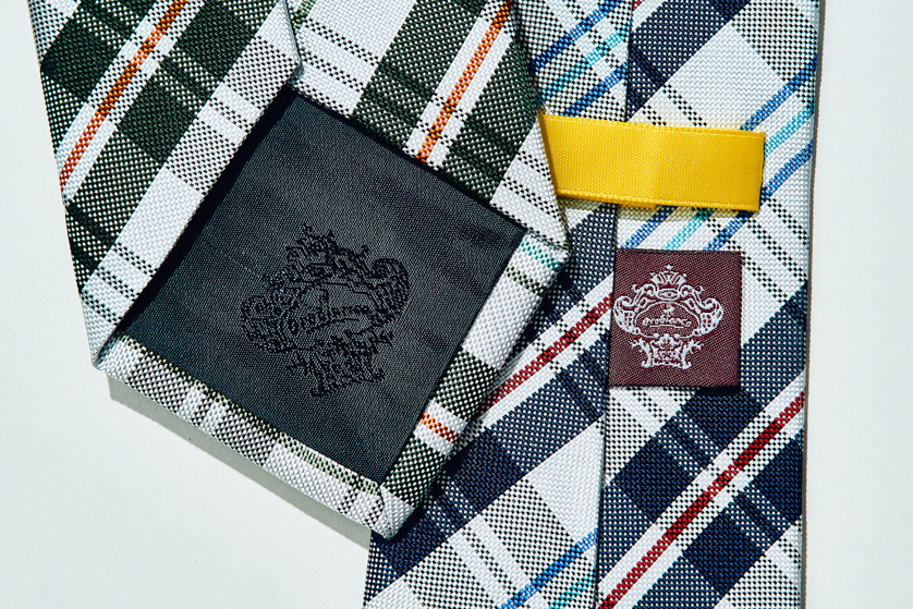 マドラスチェック ネクタイ