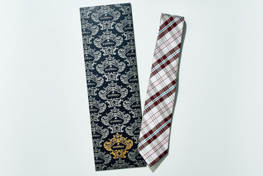 マドラスチェック ネクタイ